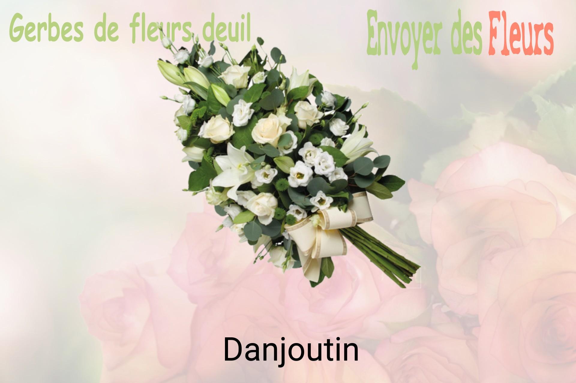 Gerbe de fleurs de deuil livrée à Danjoutin